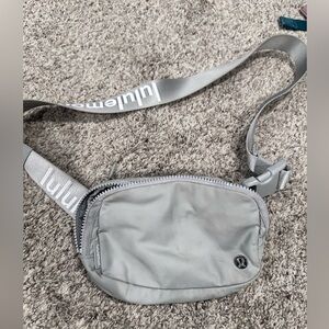 Lululemon Light Gray Crossbody Bag